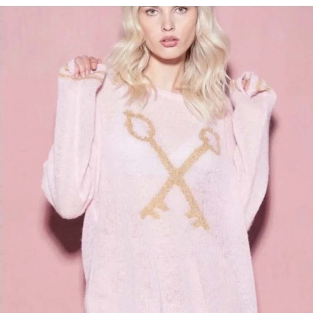 NWT! Wildfox Couture Crossed Keys Lew Sweater, Small